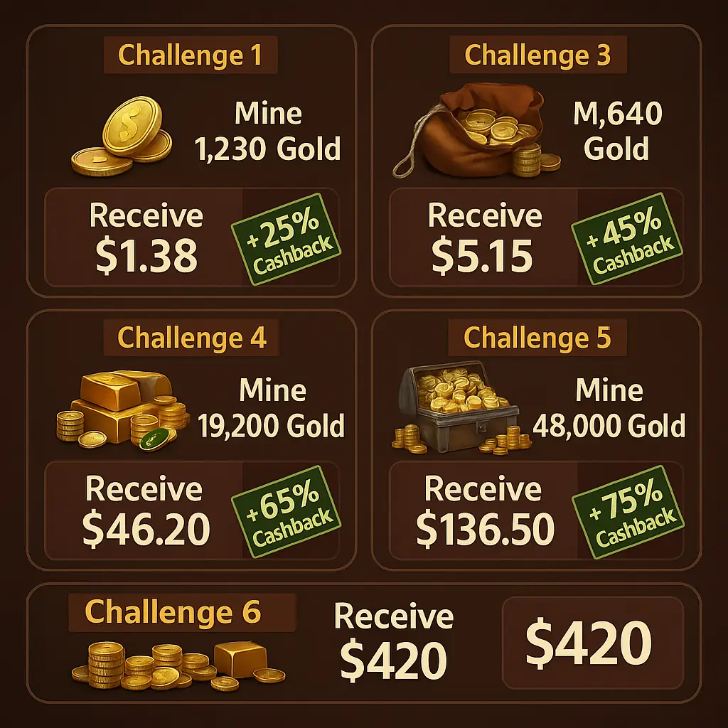 אתגר SPIN & GOLD