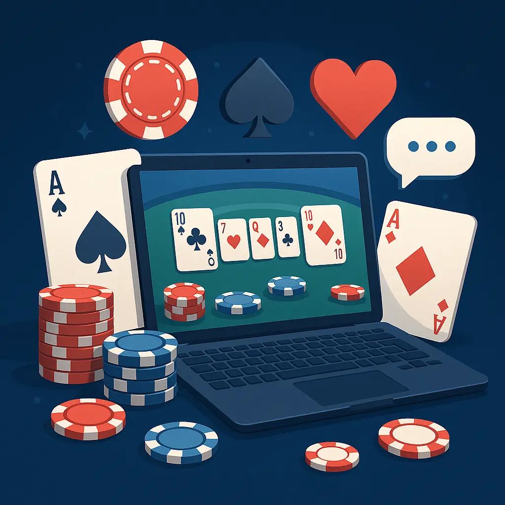 גלו את כל מה שחשוב לדעת על Poker Online: השוני מפוקר פיזי, יתרונות, אסטרטגיות, טיפים, קריטריונים לבחירת אתר אמין, התפתחות מתמדת ועוד.
