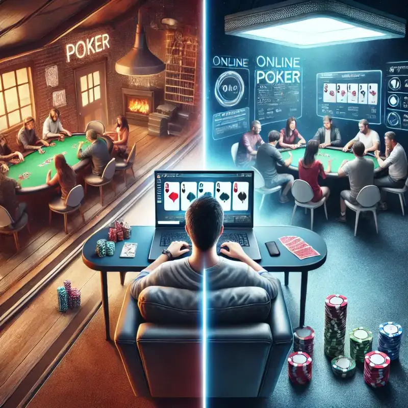 גלו את היתרונות של האונליין פוקר על פני המשחק בשולחן פיזי: מהירות, נגישות מכל מקום, מעקב, קצב התקדמות, טיפים חשובים, ובחירת אתר אמין.