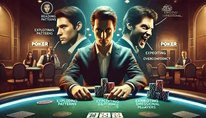 למד כיצד לנצל את החולשות של שחקני פוקר מתחילים ושל מקצוענים מנוסים באמצעות טיפים פסיכולוגיים, טקטיים וטכניים - במטרה להגדיל את הרווח.