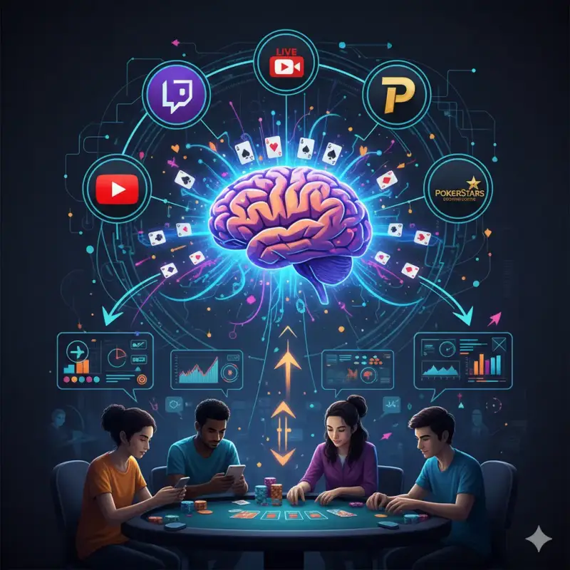 סטרימינג פוקר משנה את פני המשחק: מי כוכבי Twitch ו-YouTube, מה באמת לומדים מצפייה ואיך תוכן חי משפיע על תרבות הפוקר.